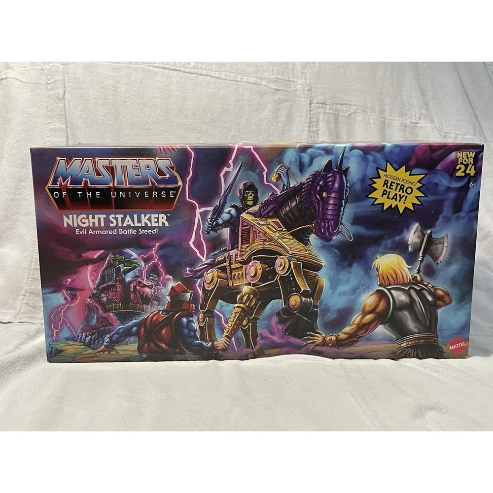 NEW Mattel‎ - Masters of the Universe - Night Stalker Evil Armored Battle Steed!